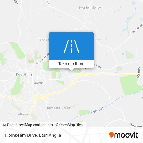 Hornbeam Drive map