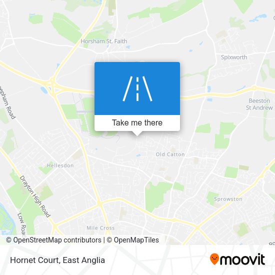 Hornet Court map