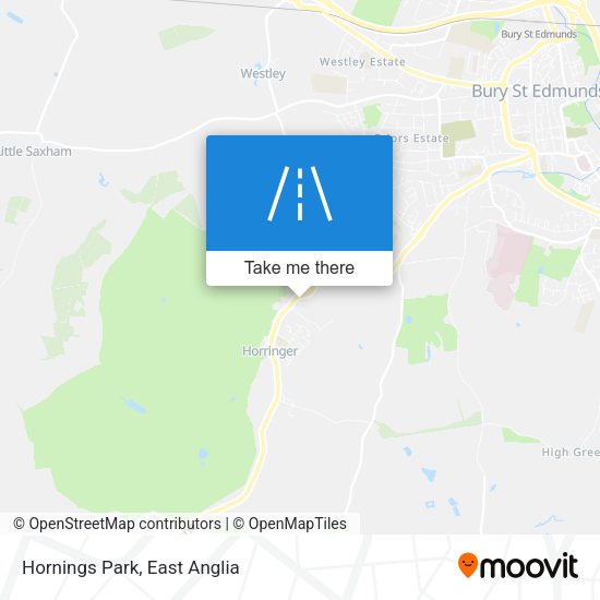 Hornings Park map