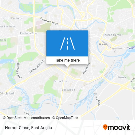 Hornor Close map