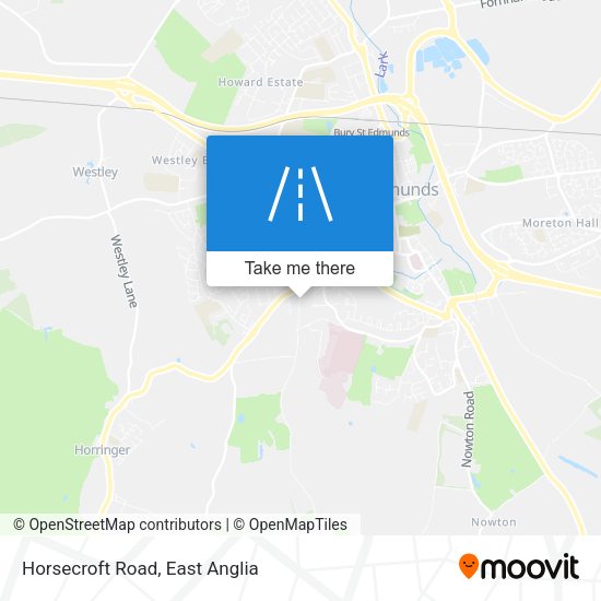 Horsecroft Road map