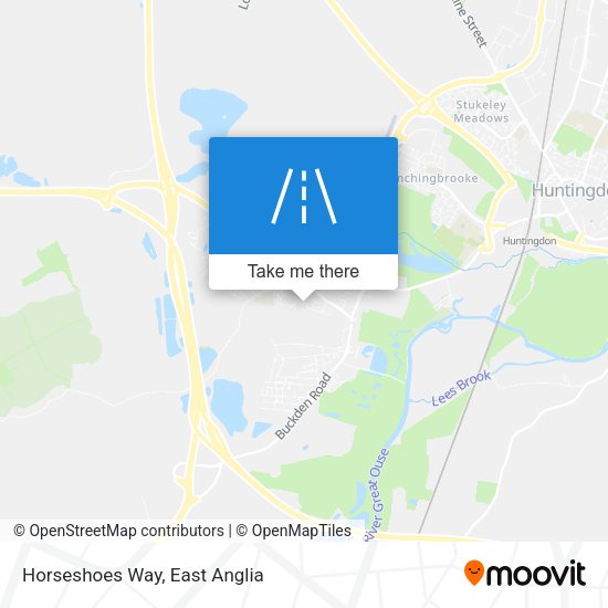Horseshoes Way map