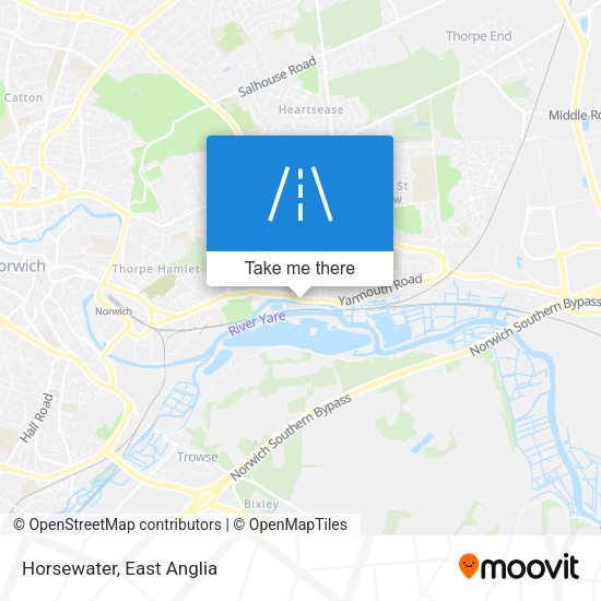 Horsewater map
