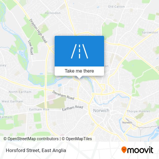 Horsford Street map