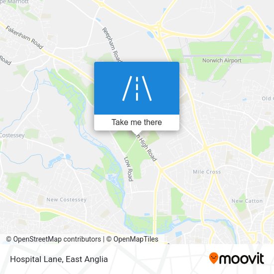 Hospital Lane map