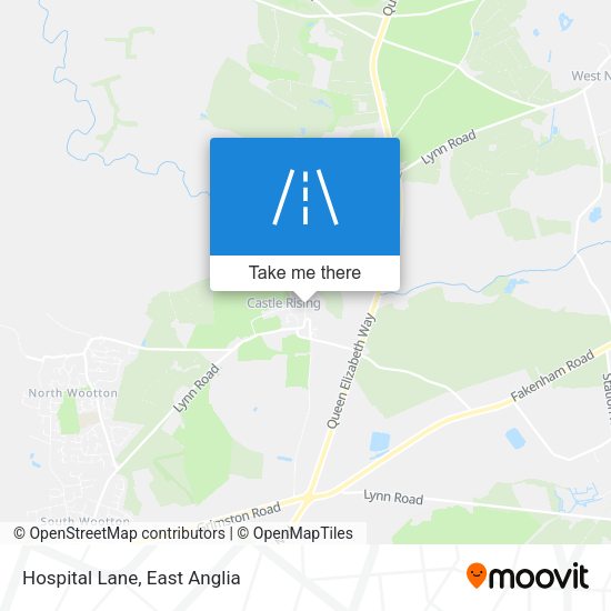 Hospital Lane map