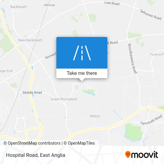 Hospital Road map