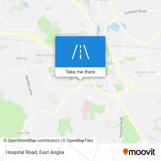 Hospital Road map