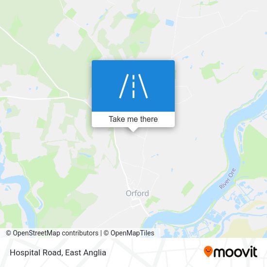 Hospital Road map