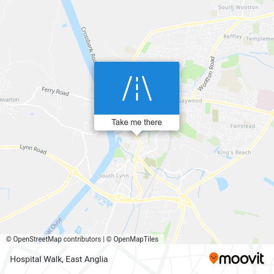 Hospital Walk map