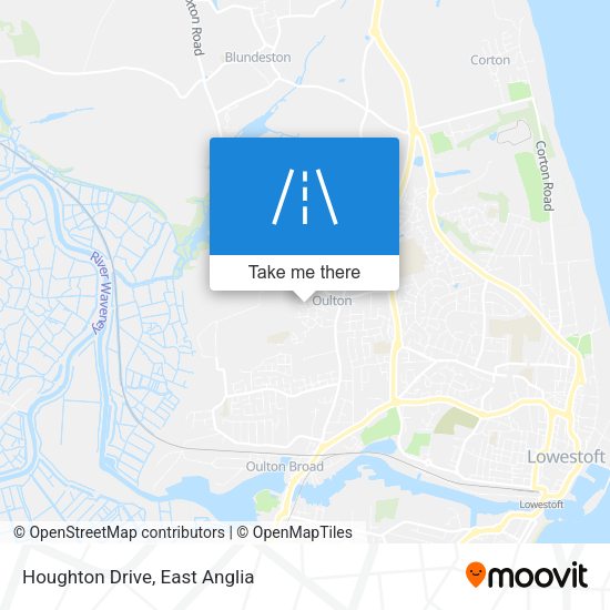 Houghton Drive map