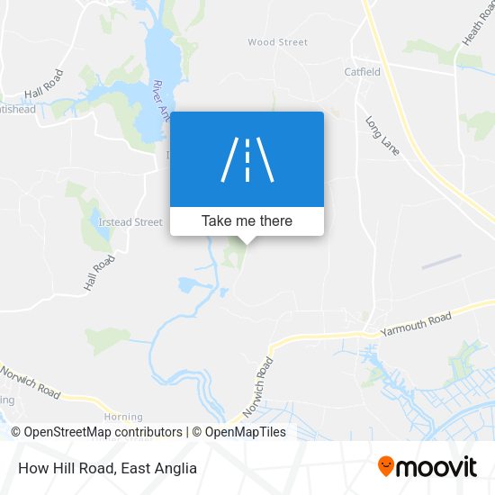 How Hill Road map