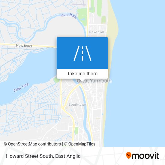 Howard Street South map