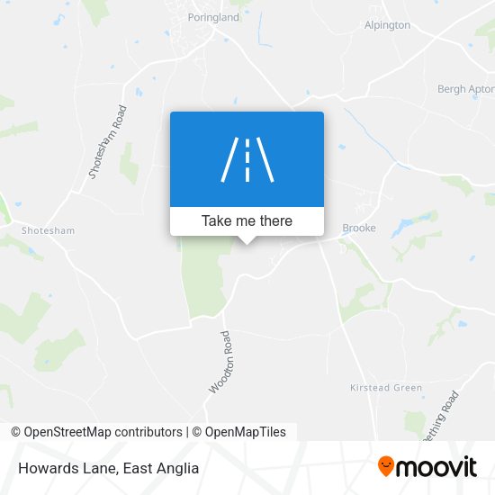 Howards Lane map
