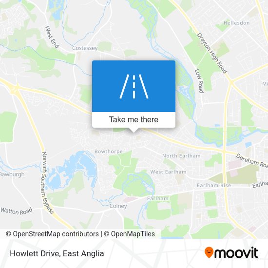 Howlett Drive map