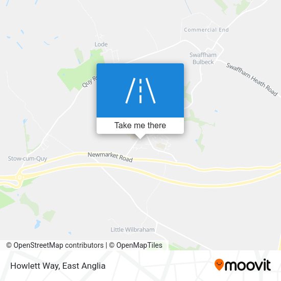 Howlett Way map