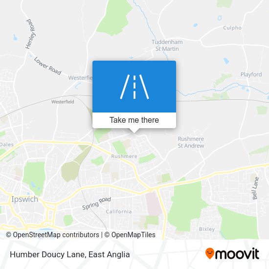 Humber Doucy Lane map