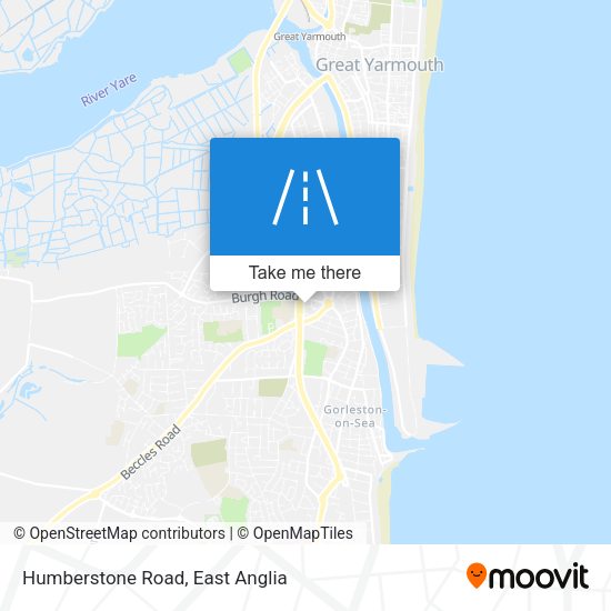 Humberstone Road map