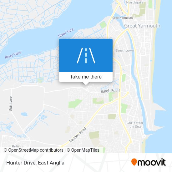 Hunter Drive map