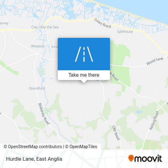 Hurdle Lane map
