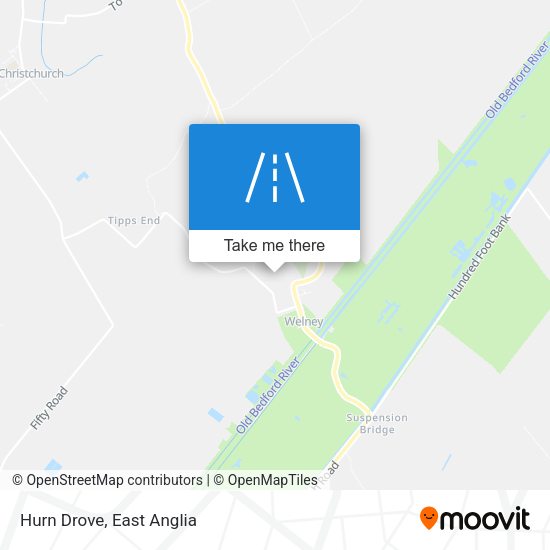 Hurn Drove map