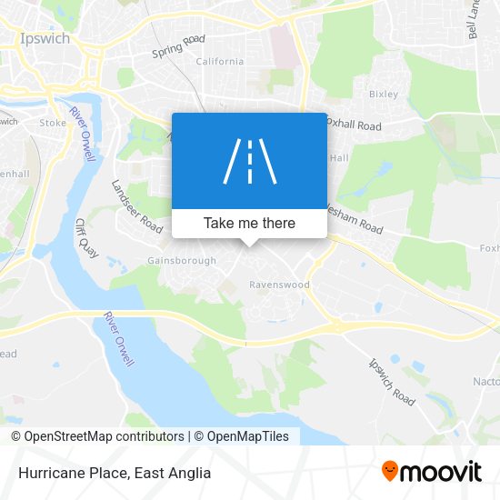 Hurricane Place map