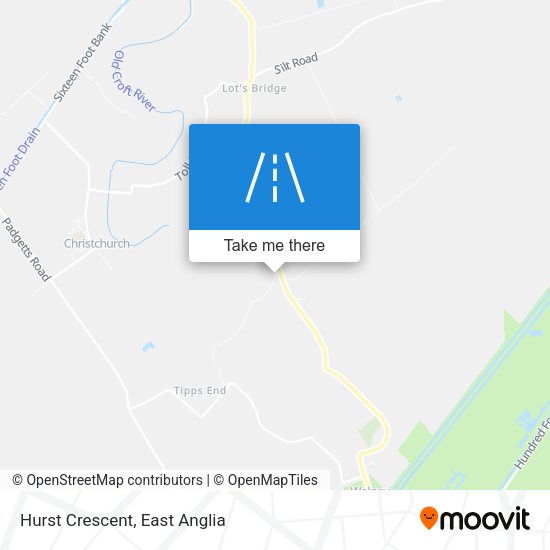 Hurst Crescent map