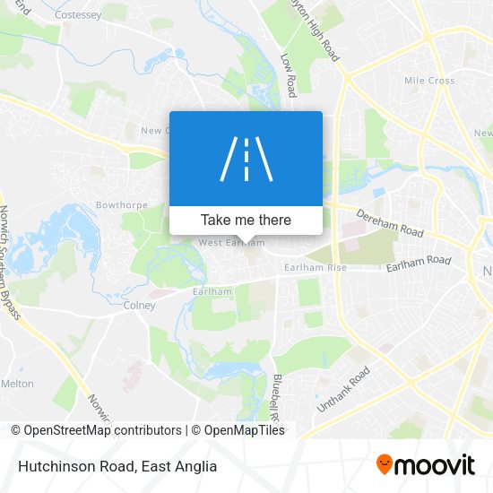Hutchinson Road map