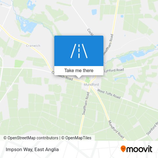 Impson Way map