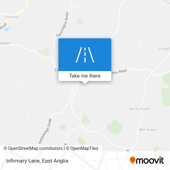 Infirmary Lane map