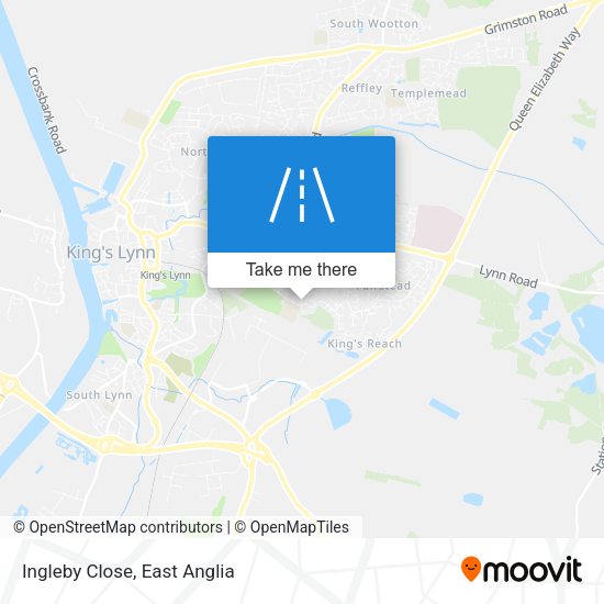 Ingleby Close map