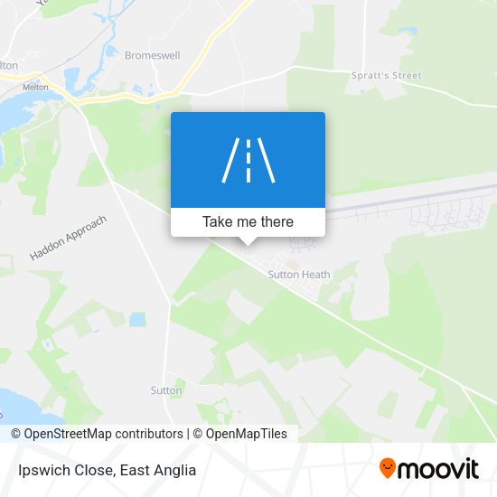 Ipswich Close map