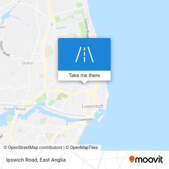 Ipswich Road map