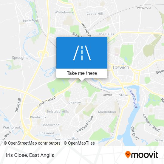 Iris Close map