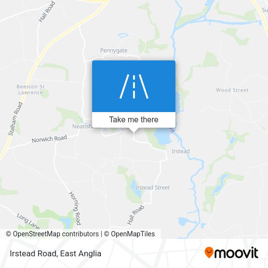 Irstead Road map