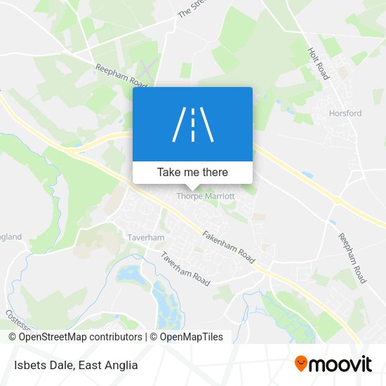 Isbets Dale map