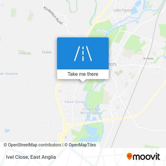 Ivel Close map