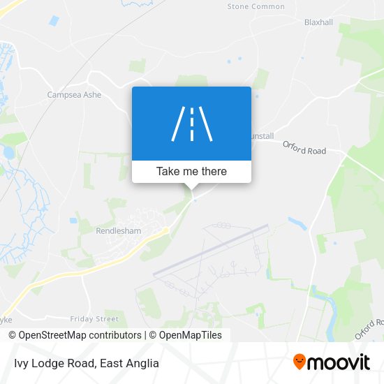 Ivy Lodge Road map