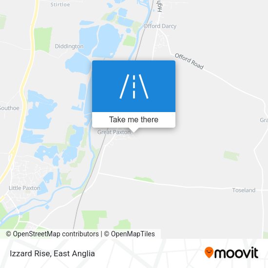 Izzard Rise map