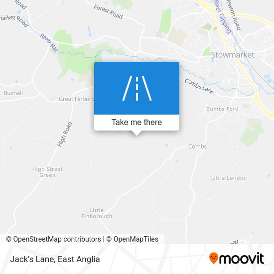 Jack's Lane map