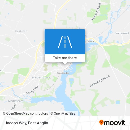 Jacobs Way map