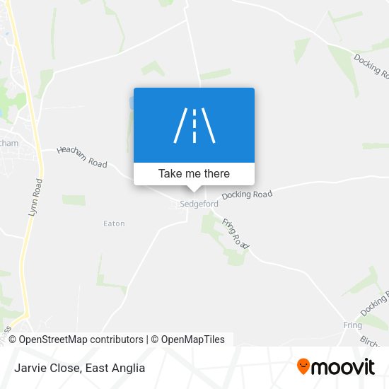Jarvie Close map