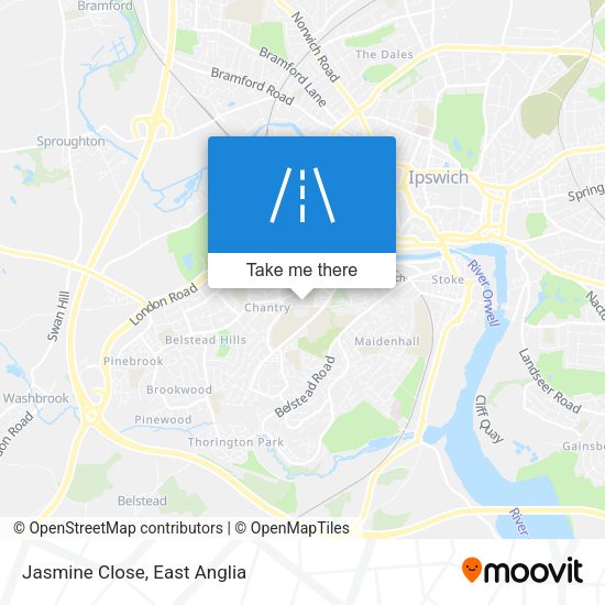 Jasmine Close map