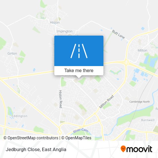 Jedburgh Close map