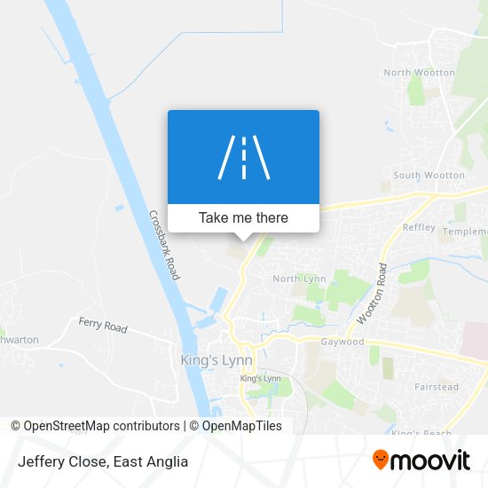 Jeffery Close map