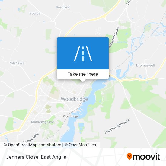 Jenners Close map