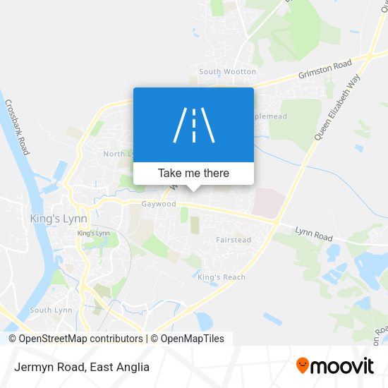 Jermyn Road map
