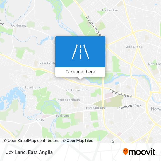 Jex Lane map