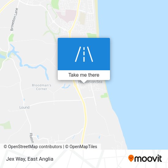 Jex Way map