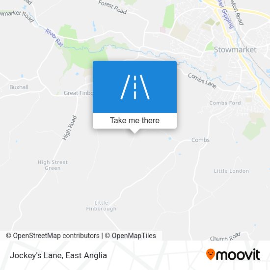 Jockey's Lane map